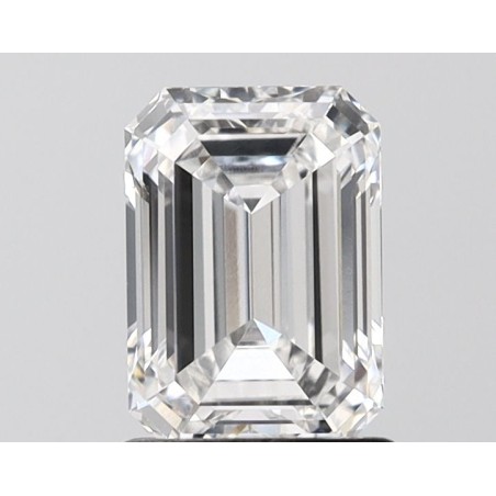 Diament laboratoryjny bezbarwny szlif szmaragdowy, 1.45ct, VVS2, E, IGI LG698584851