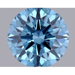 Diament laboratoryjny o barwie fantazyjnej szlif okrągły, 1.03ct, VVS2, Fancy Vivid Blue, IGI LG717556905