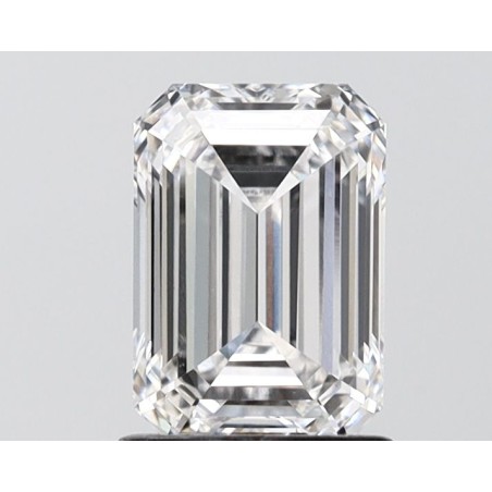 Diament laboratoryjny bezbarwny szlif szmaragdowy, 1.43ct, VVS2, E, IGI LG687525290