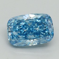 Diament laboratoryjny o barwie fantazyjnej szlif poduszkowy brylantowy, 2.02ct, VVS2, Fancy Vivid Blue, IGI LG652421438