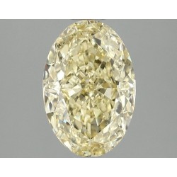 Diament laboratoryjny o barwie fantazyjnej szlif owalny, 2.09ct, VVS2, Fancy Vivid Yellow, IGI LG696594998