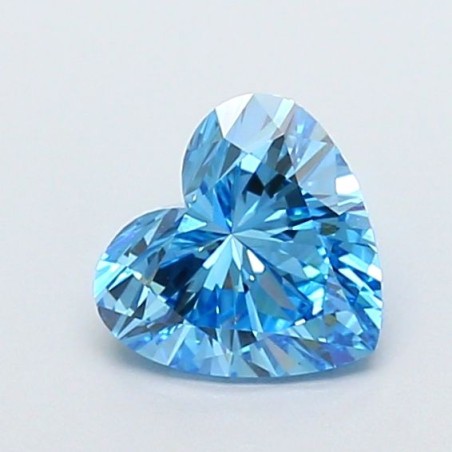 Diament laboratoryjny o barwie fantazyjnej serce, 1.35ct, VVS2, Fancy Vivid Blue, IGI LG731542889