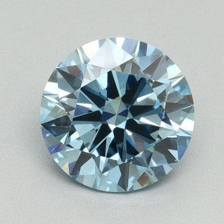 Diament laboratoryjny o barwie fantazyjnej szlif okrągły, 2.26ct, VVS2, Fancy Vivid Blue, IGI LG474128350