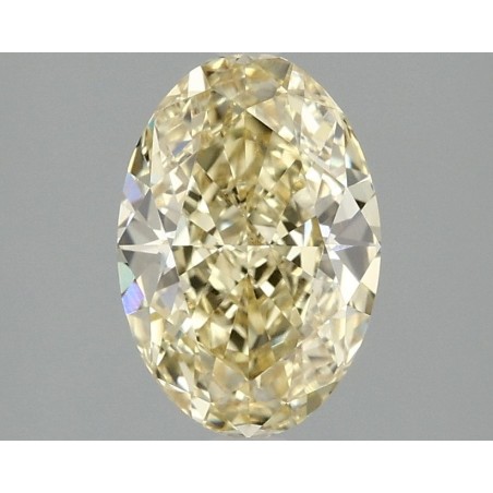 Diament laboratoryjny o barwie fantazyjnej szlif owalny, 2.1ct, VVS2, Fancy Intense Yellow, IGI LG698504898