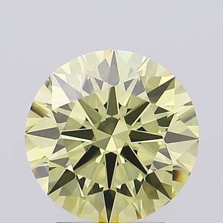 Diament laboratoryjny o barwie fantazyjnej szlif okrągły, 2.01ct, VVS2, Fancy Intense Yellow, IGI LG685530707
