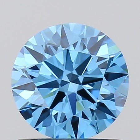 Diament laboratoryjny o barwie fantazyjnej szlif okrągły, 0.78ct, VVS1, Fancy Vivid Blue, IGI LG691552300