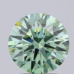 Diament laboratoryjny o barwie fantazyjnej szlif okrągły, 2.06ct, IF, Fancy Vivid Green, IGI LG691552420