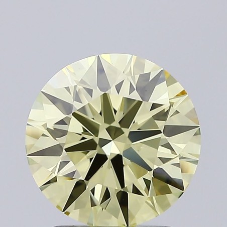 Diament laboratoryjny o barwie fantazyjnej szlif okrągły, 2.05ct, VVS2, Fancy Yellow, IGI LG692583502