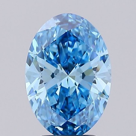 Diament laboratoryjny o barwie fantazyjnej szlif owalny, 2ct, VVS2, Fancy Vivid Blue, IGI LG692598428