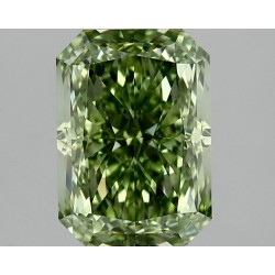 Diament laboratoryjny o barwie fantazyjnej radiant, 2.02ct, IF, Fancy Vivid Green, IGI LG692594050