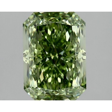 Diament laboratoryjny o barwie fantazyjnej radiant, 2.02ct, IF, Fancy Vivid Green, IGI LG692594050