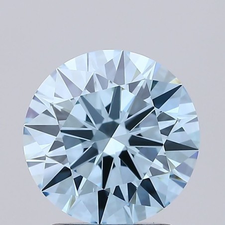 Diament laboratoryjny o barwie fantazyjnej szlif okrągły, 2.07ct, VVS1, Fancy Vivid Blue, IGI LG692594045