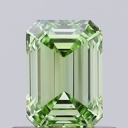 Diament laboratoryjny o barwie fantazyjnej szlif szmaragdowy, 0.55ct, VVS1, Fancy Intense Green, IGI LG692594105