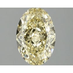 Diament laboratoryjny o barwie fantazyjnej szlif owalny, 2.1ct, VVS2, Fancy Intense Yellow, IGI LG702501553