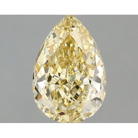 Diament laboratoryjny o barwie fantazyjnej szlif gruszkowy, 1.07ct, VVS2, Fancy Intense Yellow, IGI LG683501631