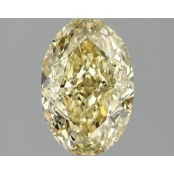 Diament laboratoryjny o barwie fantazyjnej szlif owalny, 2.1ct, VVS2, Fancy Intense Yellow, IGI LG702501527