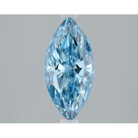 Diament laboratoryjny o barwie fantazyjnej markiza, 1.5ct, VVS2, Fancy Vivid Blue, IGI LG610317034
