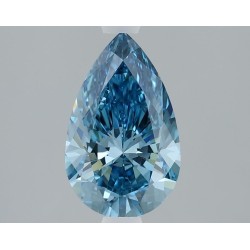 Diament laboratoryjny o barwie fantazyjnej szlif gruszkowy, 1.26ct, VVS2, Fancy Vivid Blue, IGI LG610317118