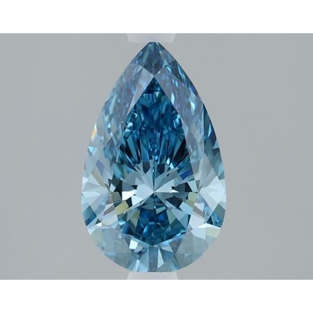 Diament laboratoryjny o barwie fantazyjnej szlif gruszkowy, 1.26ct, VVS2, Fancy Vivid Blue, IGI LG610317118