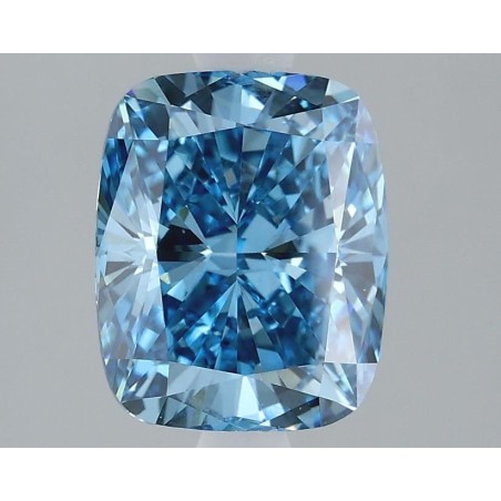 Diament laboratoryjny o barwie fantazyjnej szlif poduszkowy brylantowy, 2.03ct, VVS2, Fancy Vivid Blue, IGI LG614395725