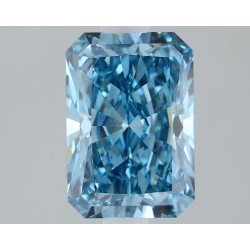 Diament laboratoryjny o barwie fantazyjnej radiant, 1.77ct, VVS2, Fancy Vivid Blue, IGI LG614395634