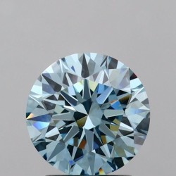 Diament laboratoryjny o barwie fantazyjnej szlif okrągły, 2.09ct, VVS2, Fancy Vivid Blue, IGI LG607390776