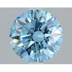 Diament laboratoryjny o barwie fantazyjnej szlif okrągły, 2.08ct, VVS2, Fancy Vivid Blue, IGI LG610317206