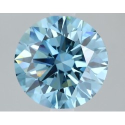Diament laboratoryjny o barwie fantazyjnej szlif okrągły, 2.1ct, VVS2, Fancy Vivid Blue, IGI LG614395623