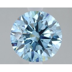 Diament laboratoryjny o barwie fantazyjnej szlif okrągły, 1.67ct, VVS2, Fancy Vivid Blue, IGI LG614395721
