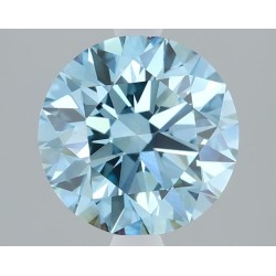 Diament laboratoryjny o barwie fantazyjnej szlif okrągły, 2.06ct, VVS2, Fancy Vivid Blue, IGI LG610317131