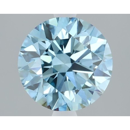 Diament laboratoryjny o barwie fantazyjnej szlif okrągły, 2.06ct, VVS2, Fancy Vivid Blue, IGI LG610317131