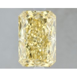 Diament laboratoryjny o barwie fantazyjnej radiant, 2.51ct, VVS2, Fancy Vivid Yellow, IGI 625453838