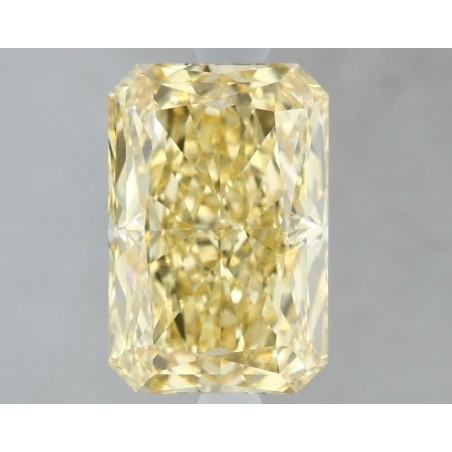 Diament laboratoryjny o barwie fantazyjnej radiant, 2.51ct, VVS2, Fancy Vivid Yellow, IGI 625453838