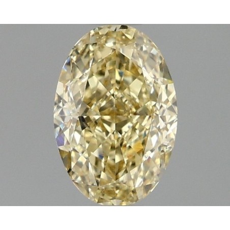 Diament laboratoryjny o barwie fantazyjnej szlif owalny, 1.08ct, VVS2, Fancy Yellow, IGI LG685576163