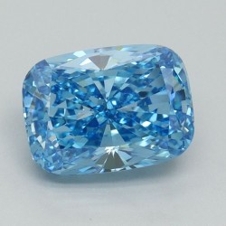 Diament laboratoryjny o barwie fantazyjnej szlif poduszkowy brylantowy, 2.01ct, VVS2, Fancy Vivid Blue, IGI LG638436235