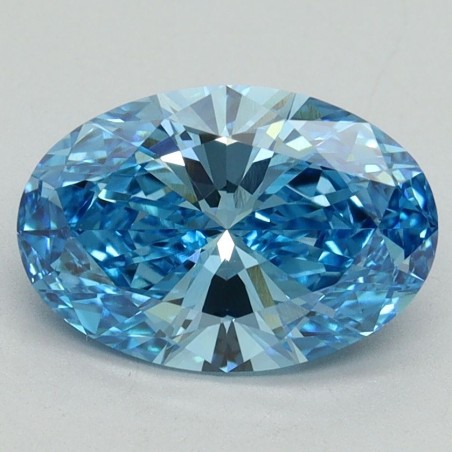 Diament laboratoryjny o barwie fantazyjnej szlif owalny, 2.01ct, VVS2, Fancy Vivid Blue, IGI LG644491290