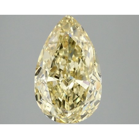 Diament laboratoryjny o barwie fantazyjnej szlif gruszkowy, 2.91ct, VVS2, Fancy Intense Yellow, IGI LG702520160
