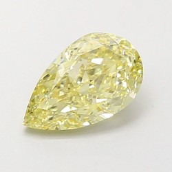 Diament laboratoryjny o barwie fantazyjnej szlif gruszkowy, 1.03ct, VVS2, Fancy Light Yellow, IGI LG729548016