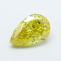 Diament laboratoryjny o barwie fantazyjnej szlif gruszkowy, 1.03ct, VVS2, Fancy Intense Yellow, IGI LG739540492