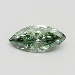 Diament laboratoryjny o barwie fantazyjnej markiza, 0.52ct, VVS2, Fancy Vivid Green, IGI LG615345668