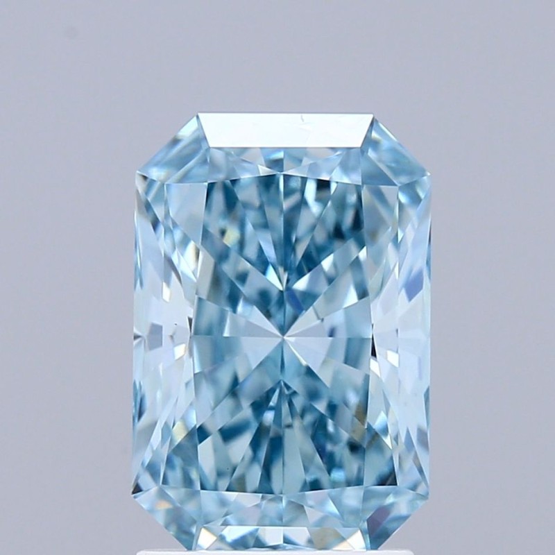 Diament laboratoryjny o barwie fantazyjnej radiant, 2.11ct, VVS2, Fancy Vivid Blue, IGI LG741529943
