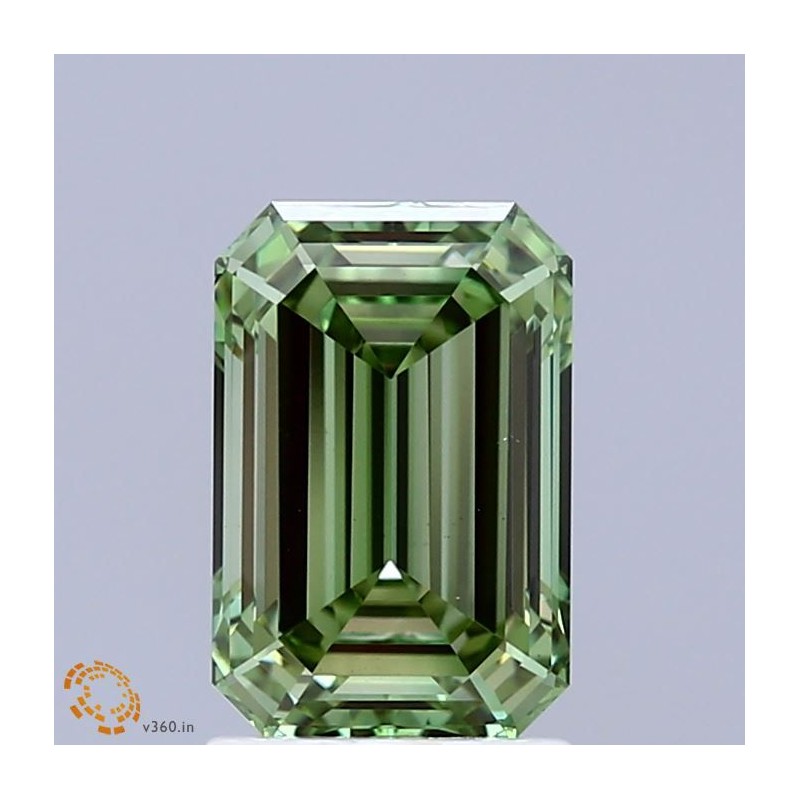 Diament laboratoryjny o barwie fantazyjnej szlif szmaragdowy, 2.02ct, VVS2, Fancy Vivid Green, IGI LG737559735 Diament laboratoryjny o barwie fantazyjnej szlif szmaragdowy, 2.02ct, VVS2, Fancy Vivid Green, IGI LG737559735