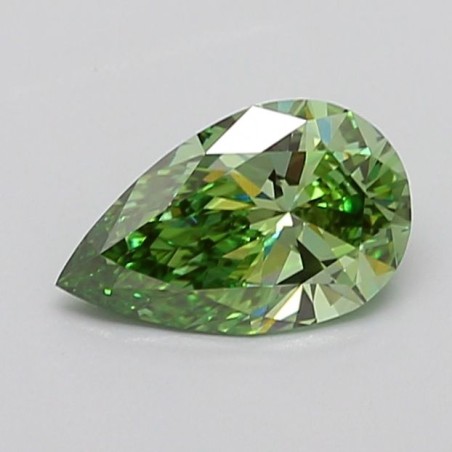 Diament laboratoryjny o barwie fantazyjnej szlif gruszkowy, 1.3ct, VVS2, Fancy Vivid Green, IGI LG739503839