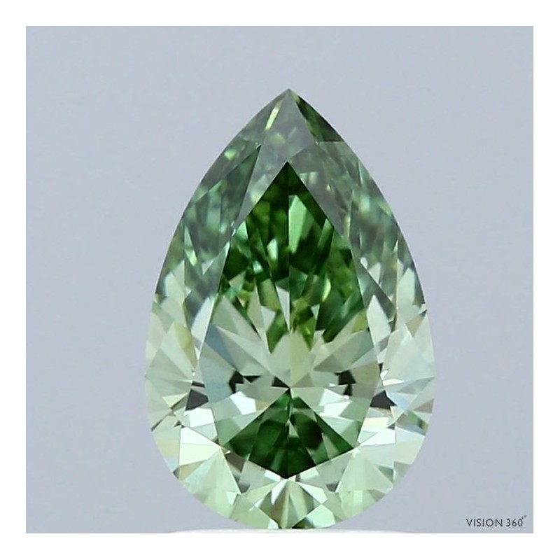 Diament laboratoryjny o barwie fantazyjnej szlif gruszkowy, 1.5ct, VVS2, Fancy Vivid Green, IGI LG741529904 Diament laboratoryjny o barwie fantazyjnej szlif gruszkowy, 1.5ct, VVS2, Fancy Vivid Green, IGI LG741529904