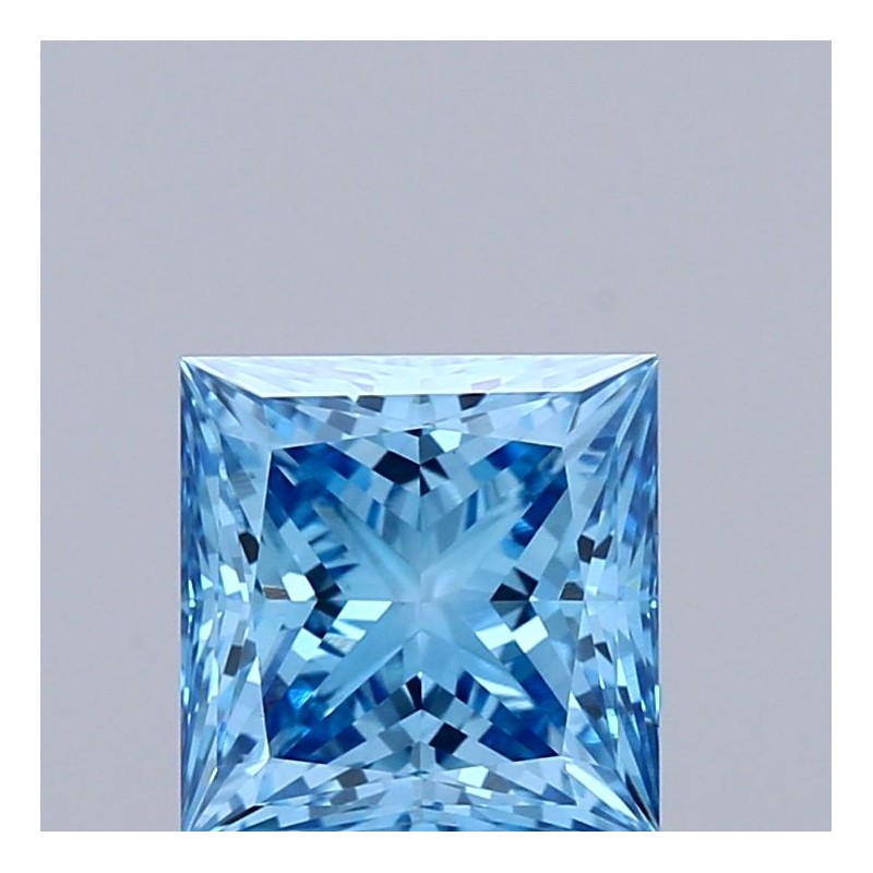 Diament laboratoryjny o barwie fantazyjnej szlif princess, 1.04ct, VVS2, Fancy Vivid Blue, IGI LG735538172 Diament laboratoryjny o barwie fantazyjnej szlif princess, 1.04ct, VVS2, Fancy Vivid Blue, IGI LG735538172