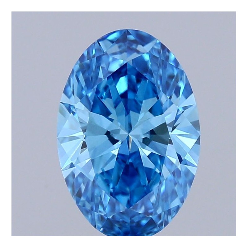 Diament laboratoryjny o barwie fantazyjnej szlif owalny, 1.1ct, VVS2, Fancy Vivid Blue, IGI LG741514096 Diament laboratoryjny o barwie fantazyjnej szlif owalny, 1.1ct, VVS2, Fancy Vivid Blue, IGI LG741514096