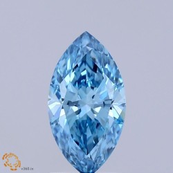 Diament laboratoryjny o barwie fantazyjnej markiza, 1.04ct, VVS2, Fancy Vivid Blue, IGI LG739559201
