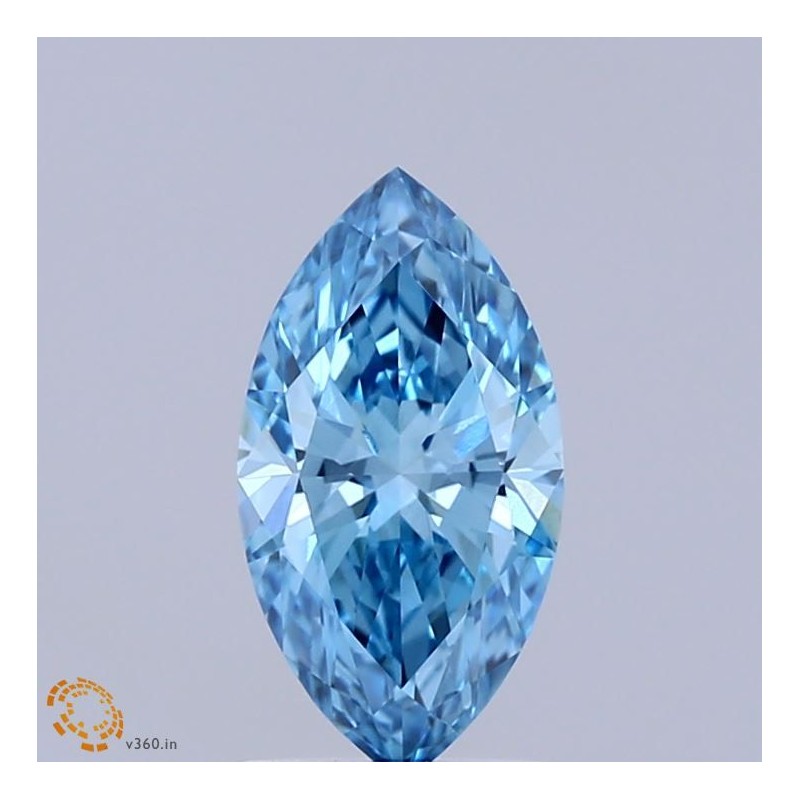 Diament laboratoryjny o barwie fantazyjnej markiza, 1.04ct, VVS2, Fancy Vivid Blue, IGI LG739559201 Diament laboratoryjny o barwie fantazyjnej markiza, 1.04ct, VVS2, Fancy Vivid Blue, IGI LG739559201