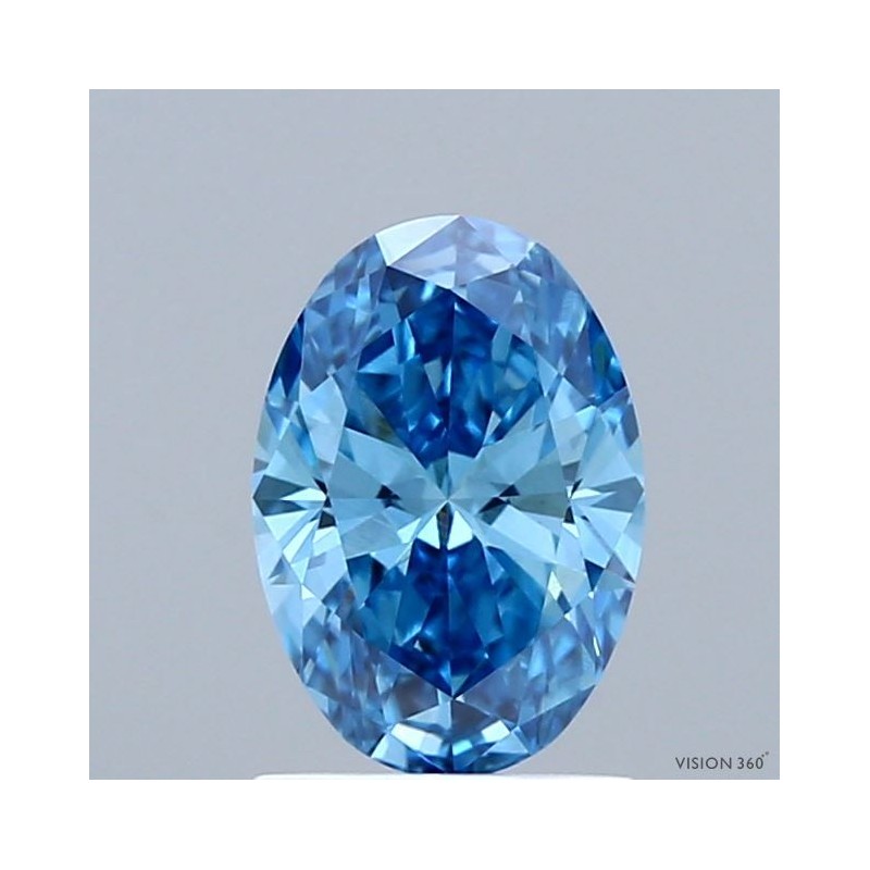 Diament laboratoryjny o barwie fantazyjnej szlif owalny, 1ct, VVS2, Fancy Vivid Blue, IGI LG739510140 Diament laboratoryjny o barwie fantazyjnej szlif owalny, 1ct, VVS2, Fancy Vivid Blue, IGI LG739510140
