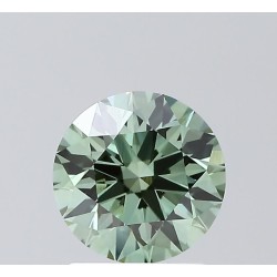 Diament laboratoryjny o barwie fantazyjnej szlif okrągły, 1.58ct, VVS2, Fancy Vivid Green, IGI LG720596721